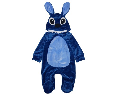 Комбінезон махровий "Стіч" блакитні вуха (20-24-28)