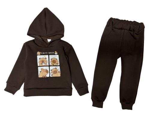 Дитячий теплий спортивний костюм Капібара (24-32) Дитячий теплий спортивний костюм Капібара (24-32)