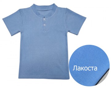 Дитяча футболка Поло блакитна (32)