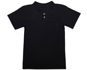 Дитяча футболка Поло чорна (34)