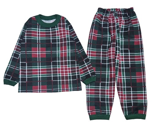 Начісна піжама новорічна зелена (36) Начісна піжама новорічна зелена (36)