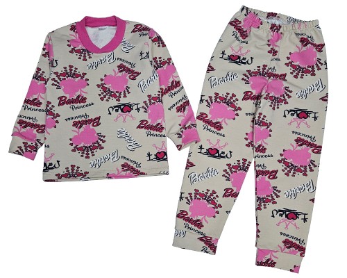 Піжама тепла на байці "Барбі" (32) Піжама тепла на байці "Барбі" (32)