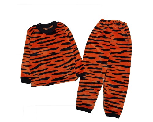 Пижама махровая  Тигровая 26-34